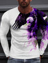 3D Graphic Printed Short Sleeve Shirts Eagle Crew